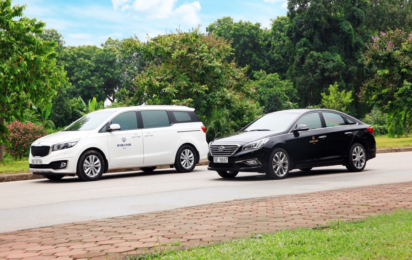 Shuttle service for residents - new utility at Rivera Park Hanoi