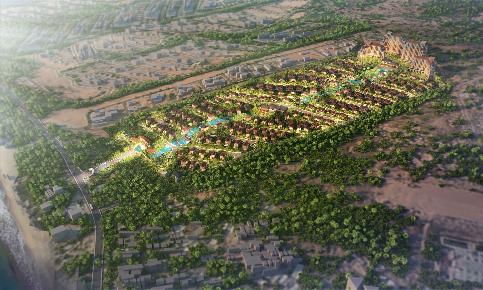 Phối cảnh minh họa dự án Rivera Park Mũi Né