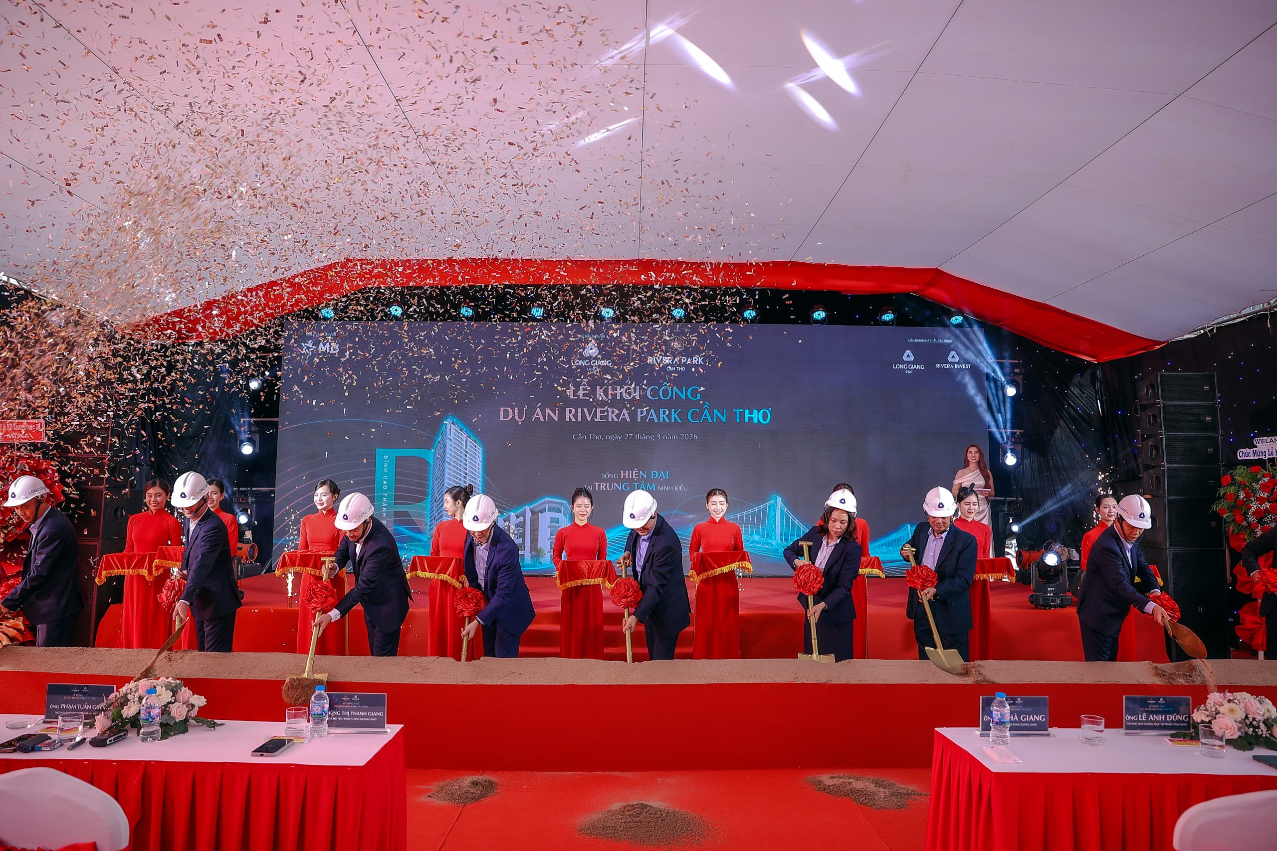 Long Giang Land khởi công dự án Rivera Park Cần Thơ - Biểu tượng sống mới giữa trung tâm Ninh Kiều